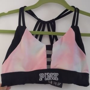 VS PINK Strappy Back Sports Bra